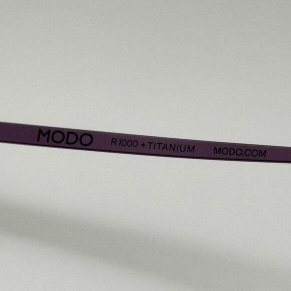 Modo Eyeglasses Eye Glasses Frames 7015 Purple Titanium 51-15-140 main image 4